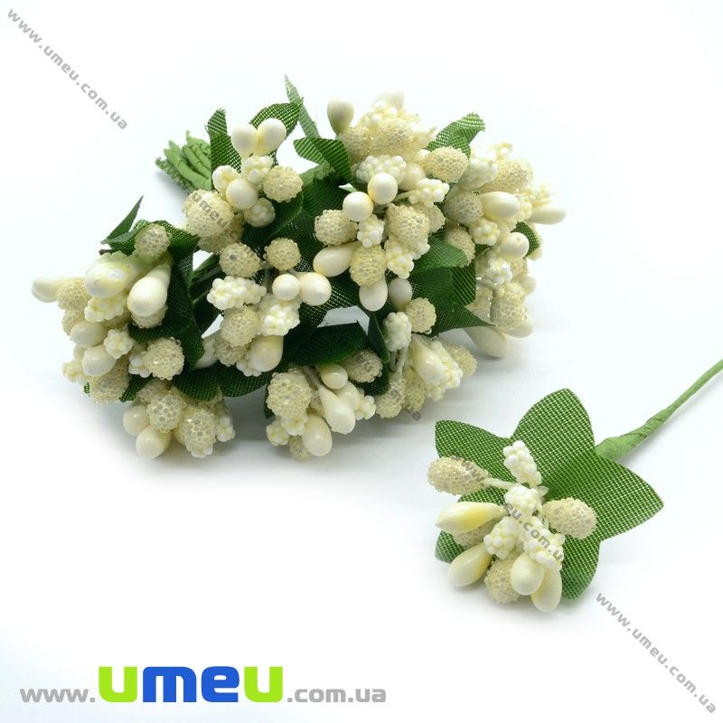 Тычинки на проволоке, Кремовые (DIF-008423)