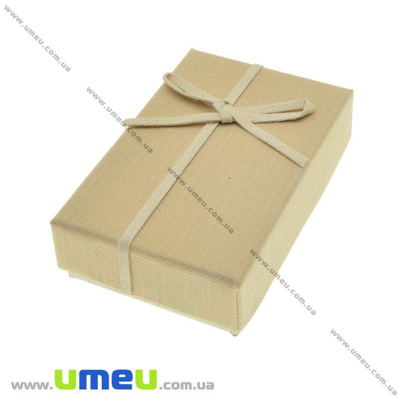 Подарункова коробочка Прямокутна, 8х5х2,5 см, Бежева (UPK-023125)