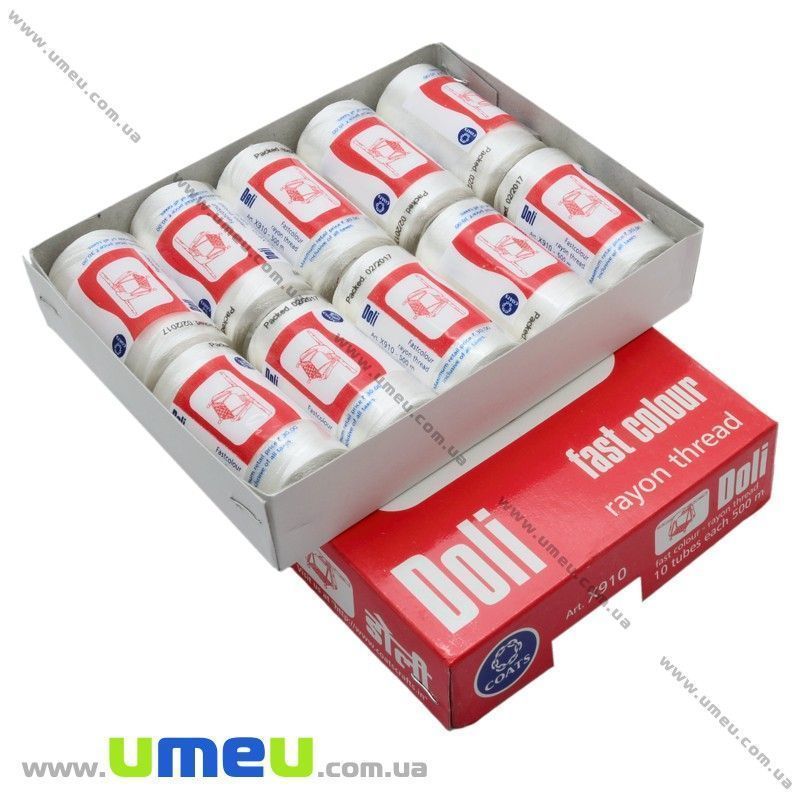 Нитки шовкові Doli, Помаранчеві 147, 500 м (MUL-021537)