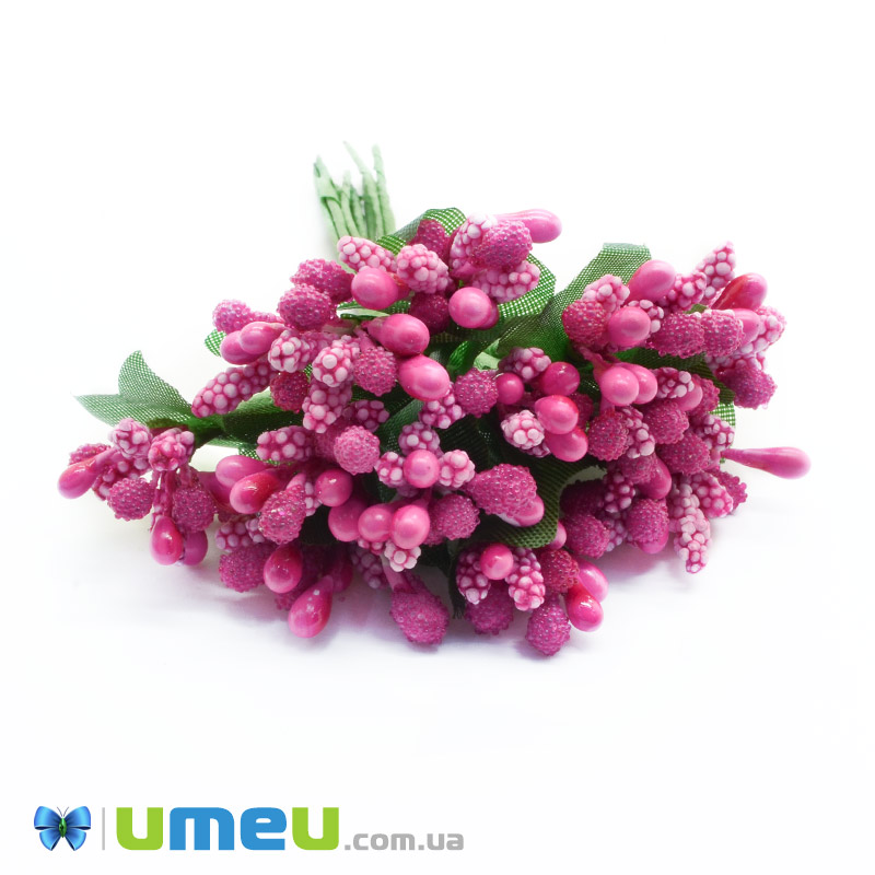 Тычинки на проволоке, Малиновые (DIF-044657)