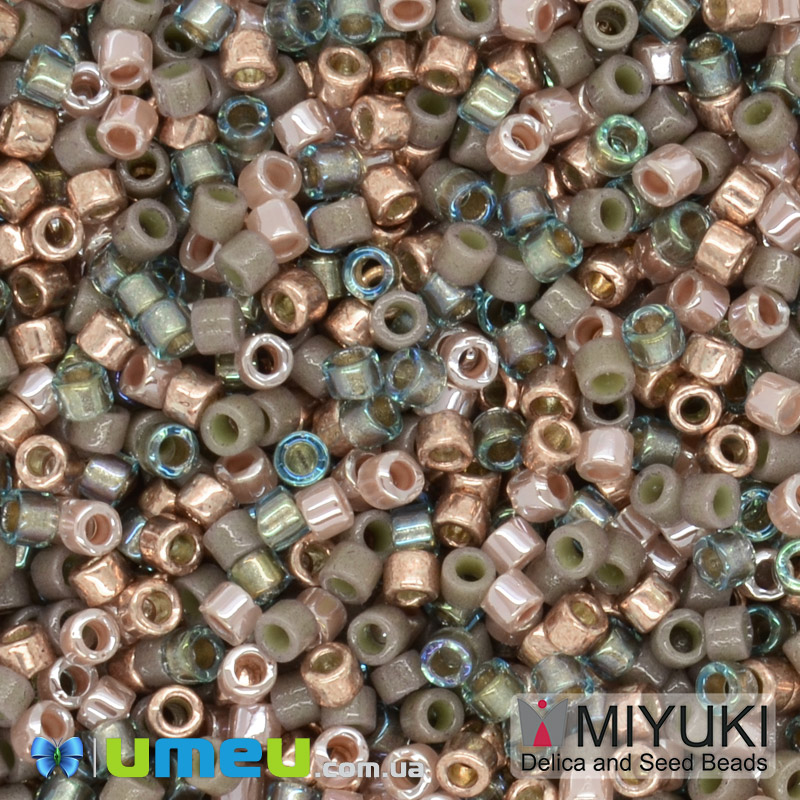 Бісер японський Miyuki Delica 11/0 DBmix51, Різнокольоровий (BIS-045232)