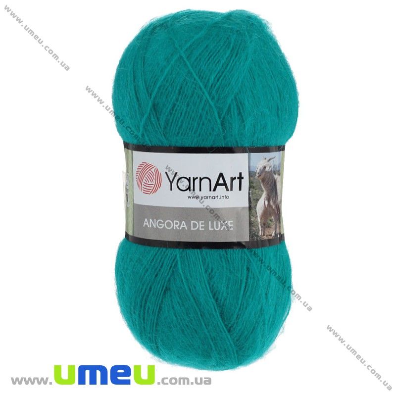 Пряжа YarnArt Angora De Luxe 100 г, 520 м, Бірюзова 11448 (YAR-029517)