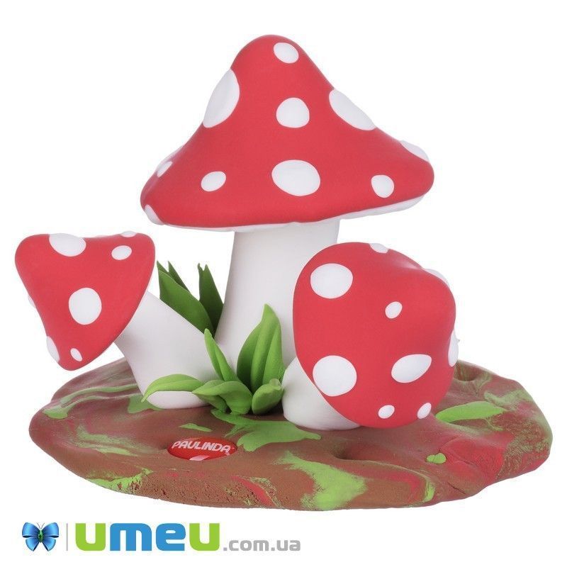 Масса для лепки Paulinda Super Dough Happy land 75г Мухомор (DIF-043534)