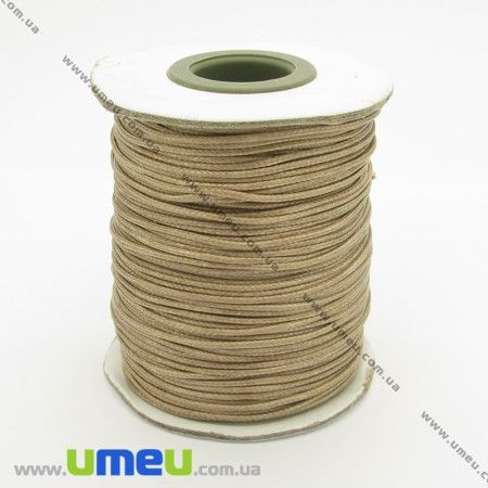 Поліестеровий шнур, 1,0 мм, Світло-коричневий (LEN-006568)