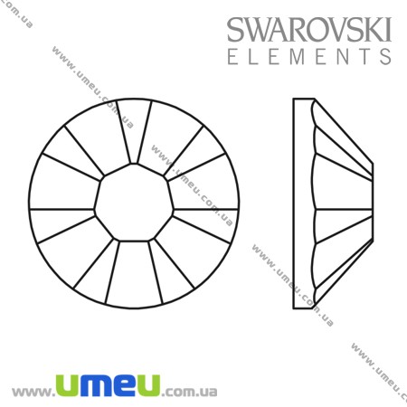 Стрази Swarovski 2028 Crystal, HotFix, SS5 (1,8 мм) (STR-009824)