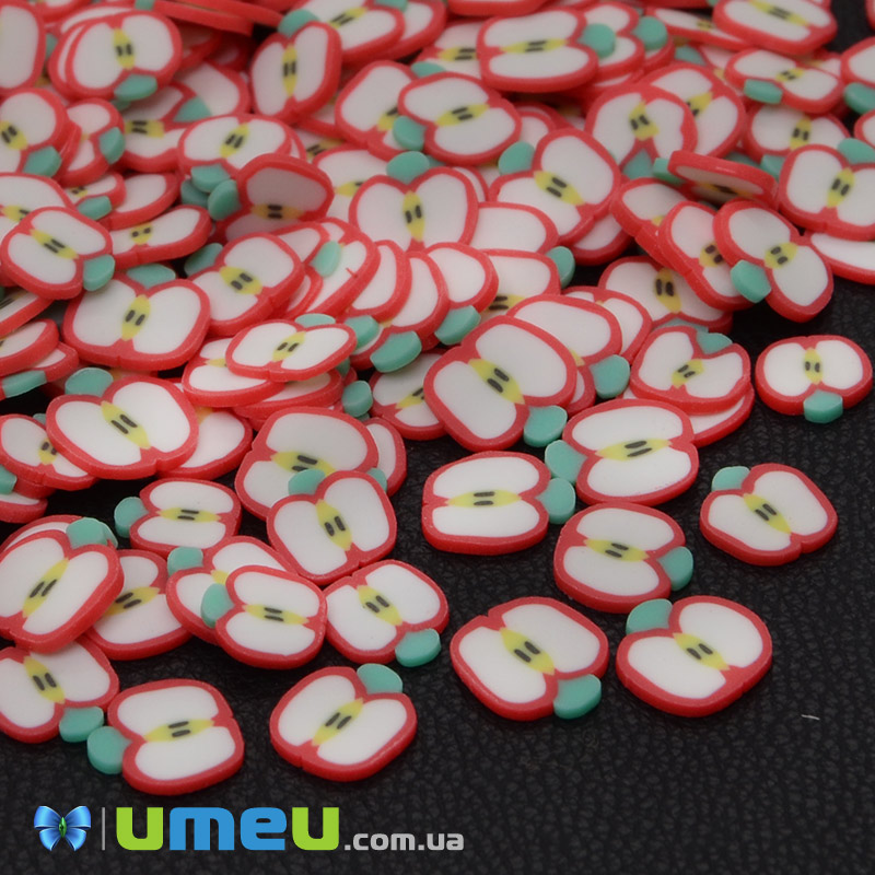 Слайсы FIMO Яблоко, 6х5 мм (DIF-044215)
