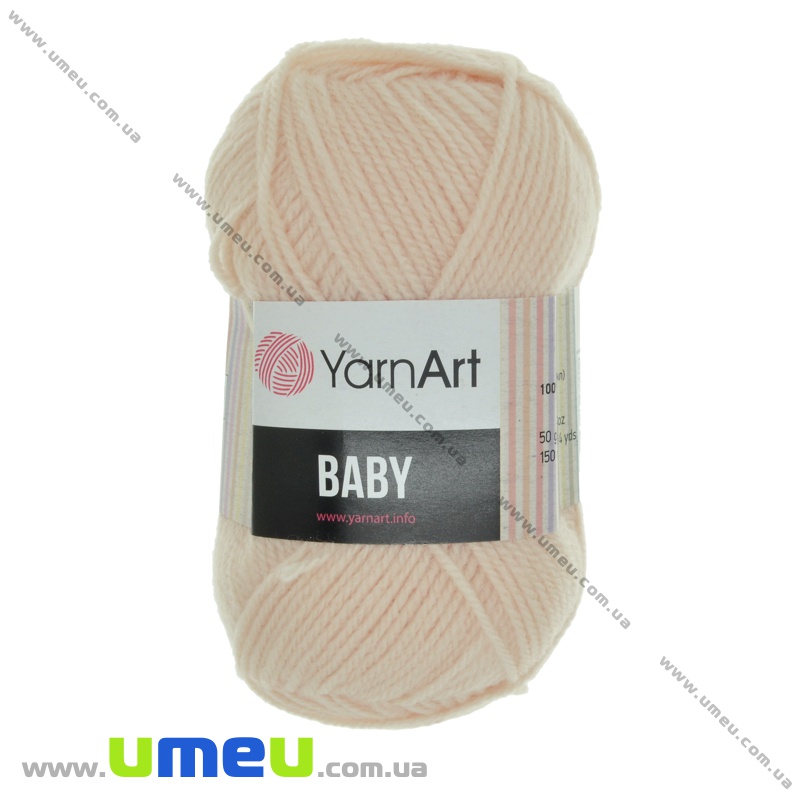 Пряжа YarnArt Baby 50 г, 150 м, Тілесна 854 (YAR-036457)