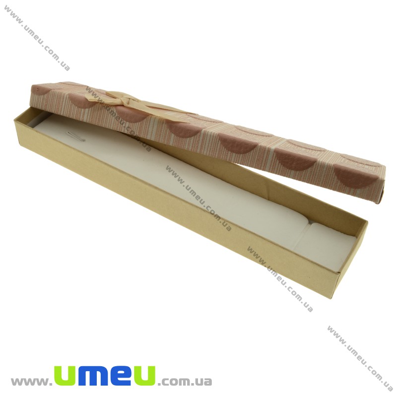 Подарункова коробочка Прямокутна, 21х4х2,5 см, Бежева (UPK-023200)