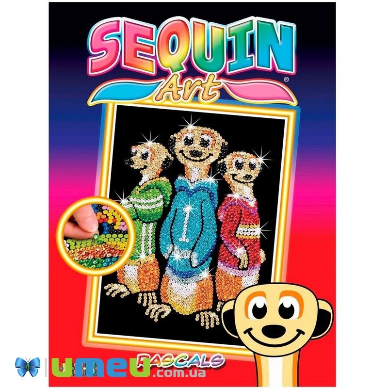 Набор для творчества Sequin Art RED Rascals Meerkats (DIF-043395)