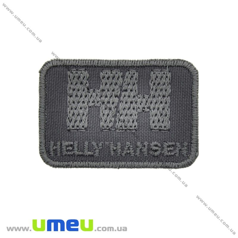Термоаппликация Helly Hansen, 5х3,5 см, Серая (APL-024713)