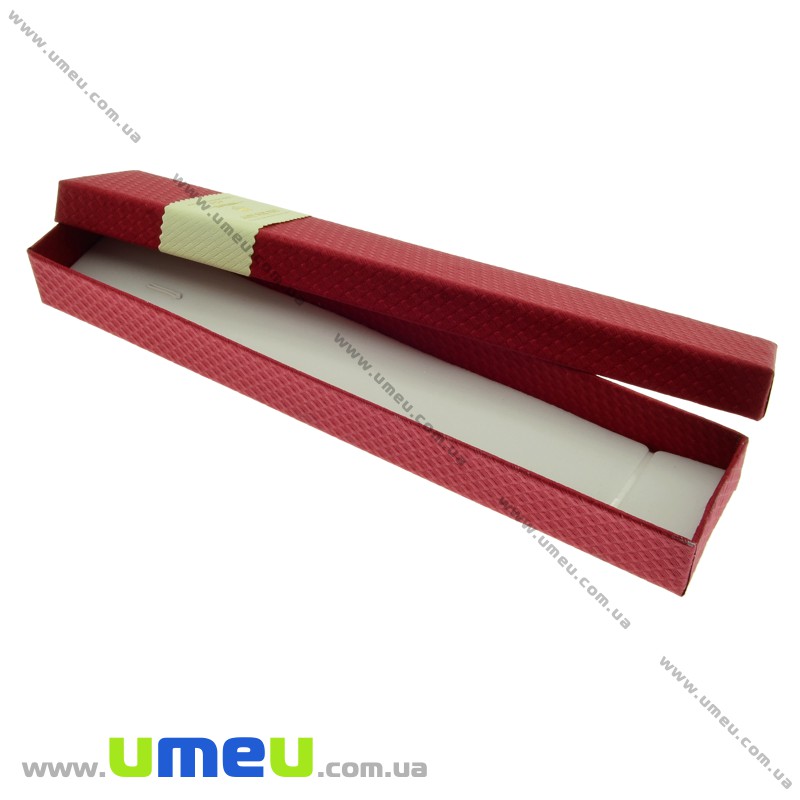 Подарочная коробочка Прямоугольная, 21х4х2,5 см, Красная (UPK-023198)