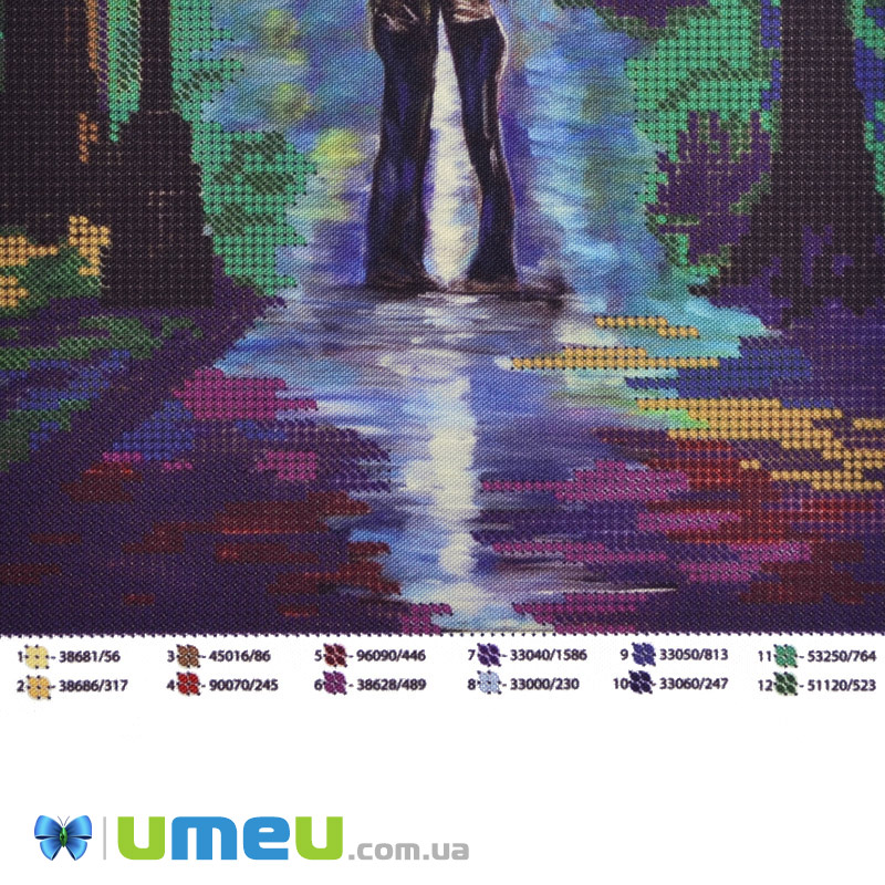 Схема для выш. бісером Юма, Закохані в парку, 25х19 см (UPK-048368)