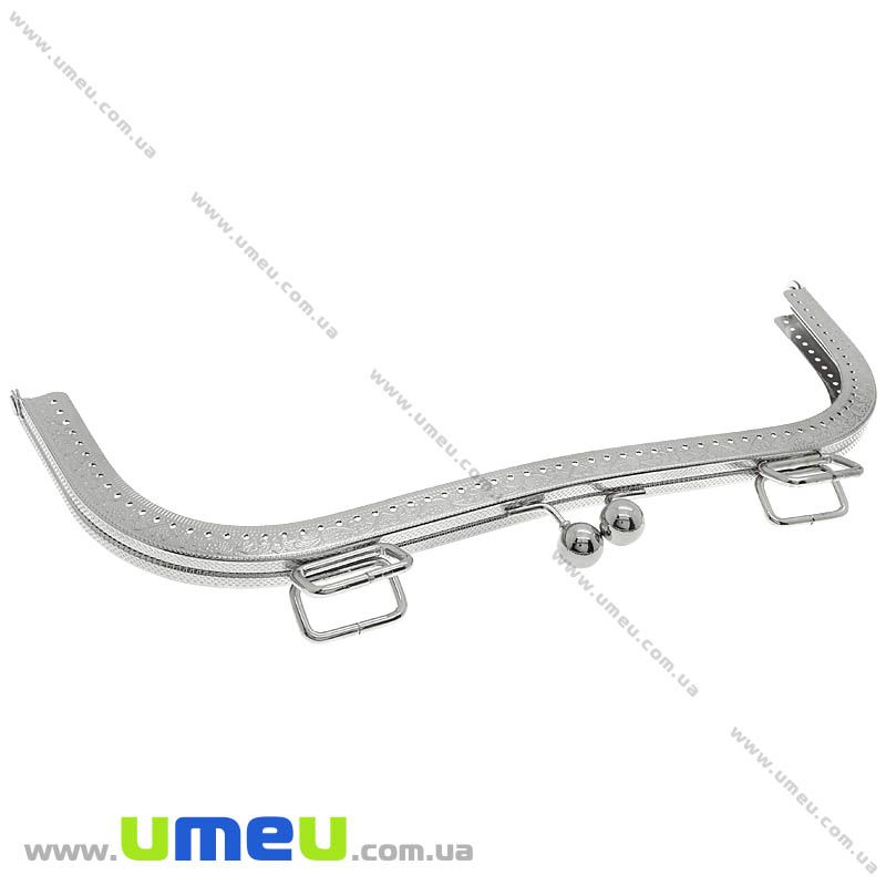 Фермуар металевий, Темне срібло, 27х11 см (BAG-004125)