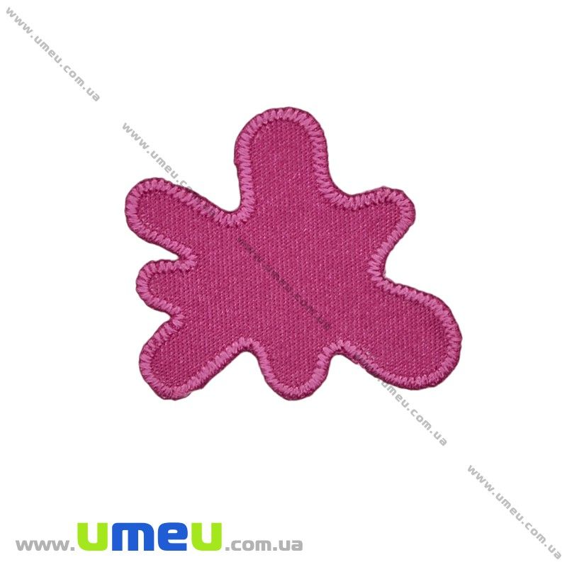 Термоаплікація Клякса, 4,5х4 см, Малинова (APL-027722)