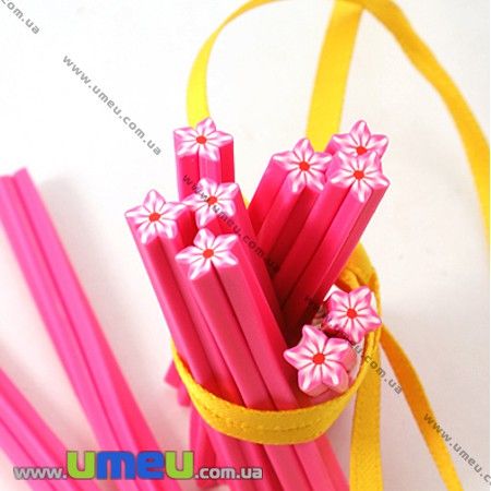 Паличка FIMO Квітка рожевий, 50 мм (DIF-007809)