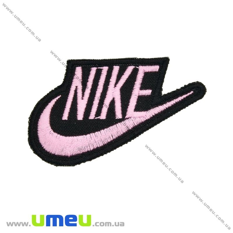 Термоаплікація Nike, 7х4 см, Рожева (APL-024722)