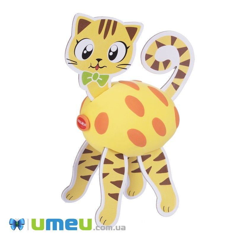 Маса для ліплення Paulinda Super Dough 3D FUN Кіт (DIF-043568)