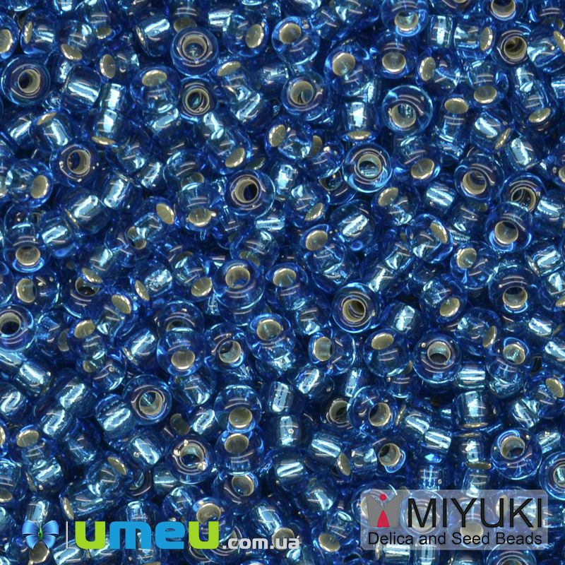 Бісер японський Miyuki круглий RR 8/0 №25, Синій (BIS-045918)