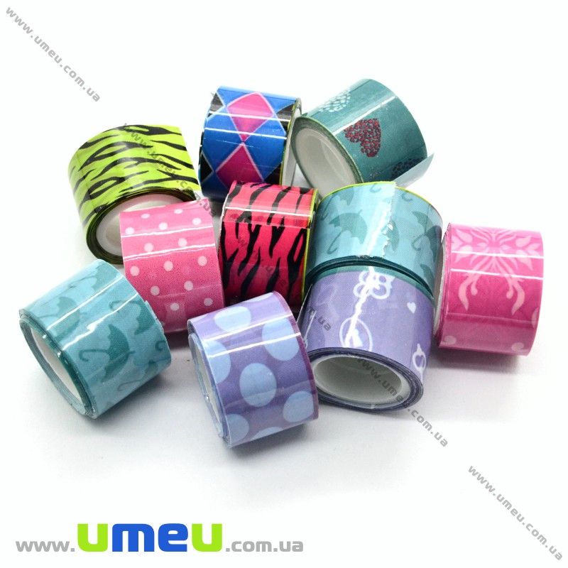 Декоративний скотч, Мікс, 12 мм (DIF-022507)