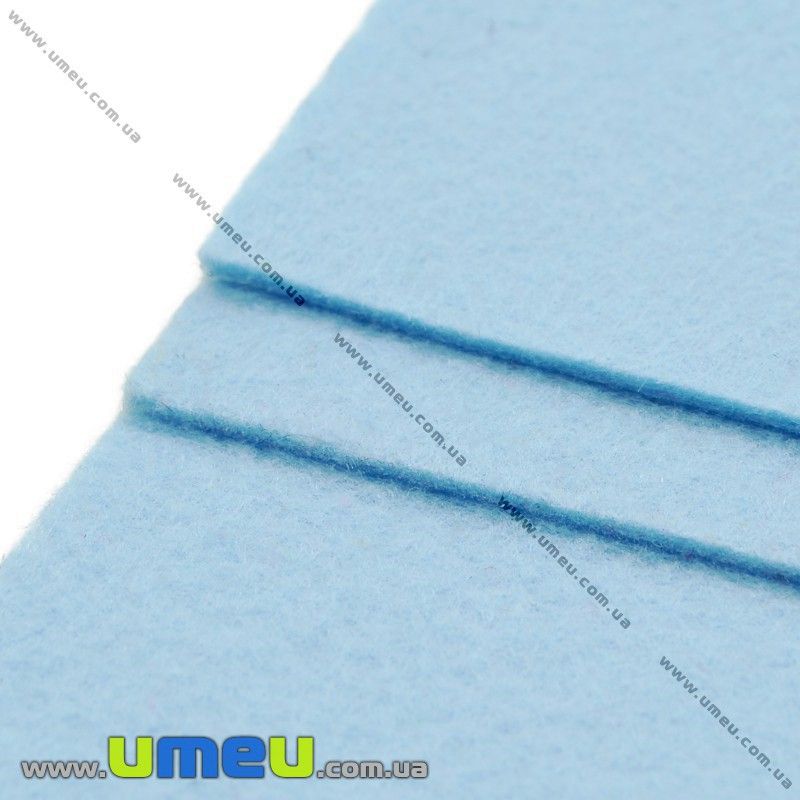 Фетр 2 мм, 30х30 см, 227 Блакитний світлий (FLT-027377)