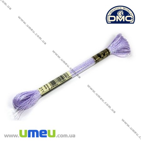 Муліне DMC Pearlescent E211, Бузок, Перламутровий ефект (DMC-006347)