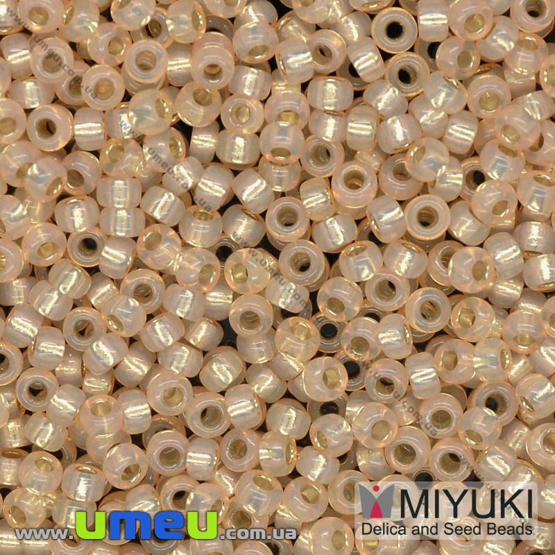 Бісер японський Miyuki круглий RR 11/0 №552, Бежевий (BIS-036691)