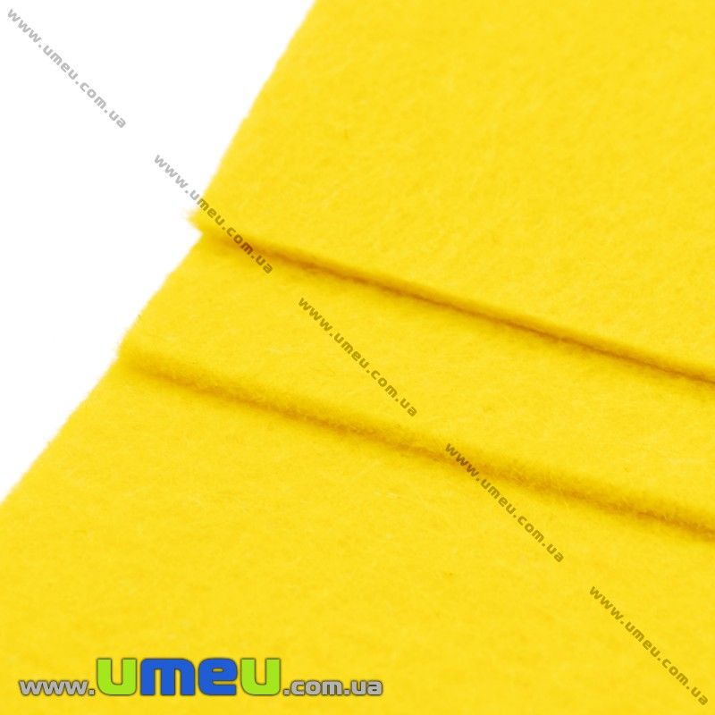 Фетр 3 мм, 30х30 см, 304 Жовтий (FLT-011607)