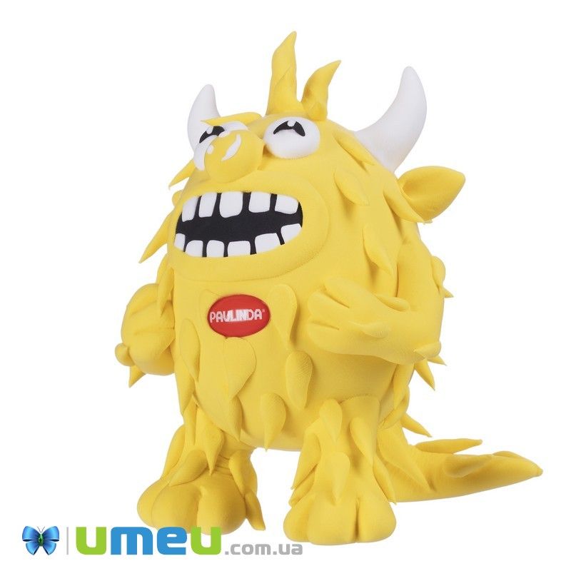 Маса для ліплення Paulinda Super Dough Dear Monster жовтий (DIF-043546)
