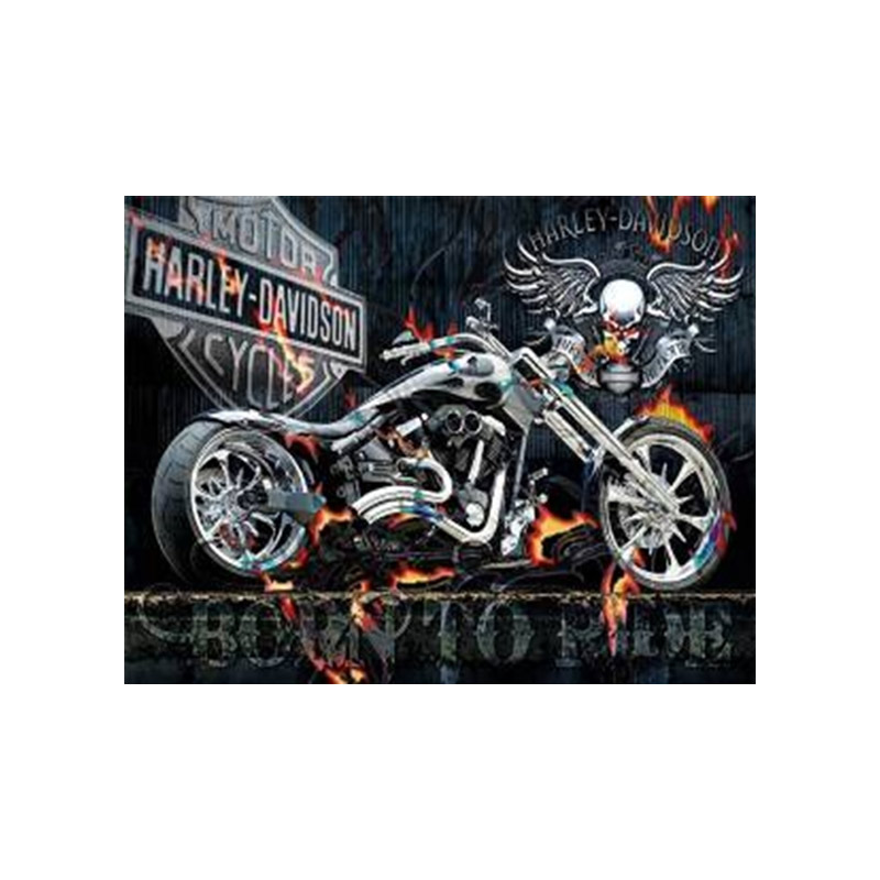 Набір алмазного живопису на підрамнику 30х20 см, Harley-Davidson (SXM-051427)