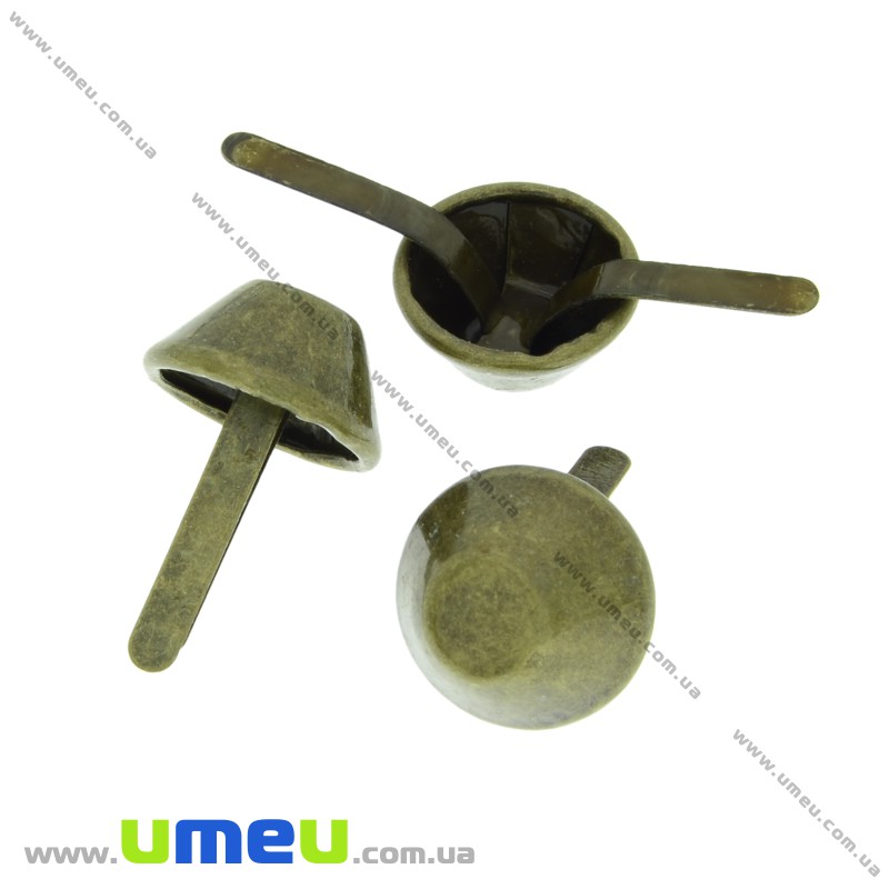 Ніжка для сумок, 15х8 мм, Антична бронза (BAG-033149)