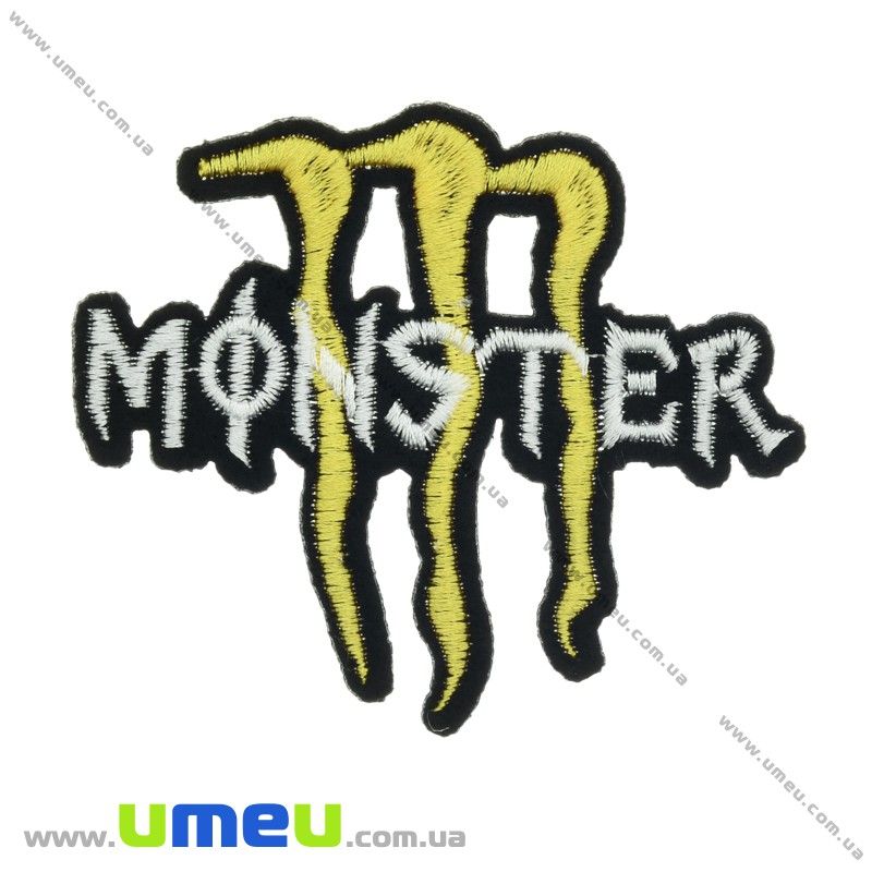 Термоаплікація Monster Energy, 8х7 см (APL-024692)