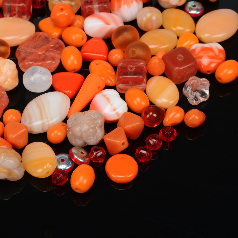 Намистини чеське скло Preciosa 92-Mix1-Orange-1 (BUS-036031)