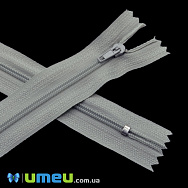 Блискавка спіральна нероз'ємна, 18 см, Тип 3, Сіра світла (ZIP-045087)