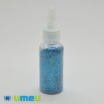 Гліттер великий в баночці, Блакитний, 20 г (GLN-039533)