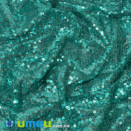 Фатин з паєтками, Бірюзовий (20х30 см) (LTH-040719)