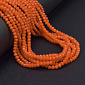 Намистини ронделі, 3,5х3 мм, Помаранчеві (BUS-061262)