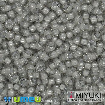 Бісер японський Miyuki круглий RR 11/0 №2268, Сірий світлий (BIS-045679)