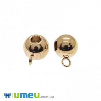 Бейл з нержавіючої сталі, 11х6х8 мм, Золото (STL-042585)