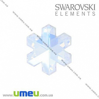 [Архів] Підвіска Swarovski 6704 Crystal AB, 20х17 мм, Сніжинка (POD-005626)