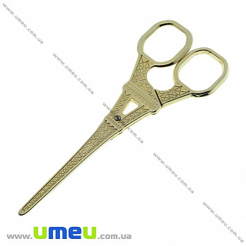 Ножиці з нержавіючої сталі, 14 см, Золотисті (SEW-031830)