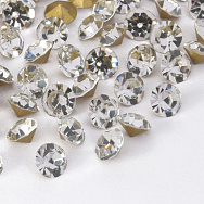 Стрази конусні SS20 (4,6 мм), Білі (STR-061281)