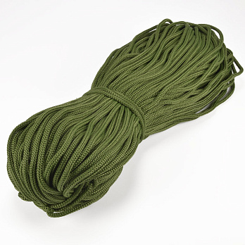 Шнур для макраме, 5 мм, Оливковый, Полипропилен (LEN-036841)