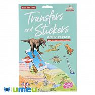 Набір перевідних наклейок Scribble Down з онлайн додатком Динозаври (DIF-043420)