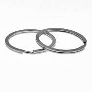 Кільце для ключів плоске, Темне срібло, 30 мм (OSN-059412)