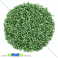 Бісер китайський рубка, 2,2 мм, Зелений блискучий (BIS-026190)