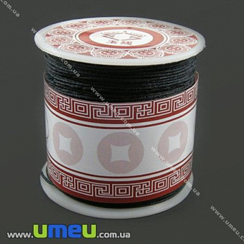 Нейлоновий шнур, 1 мм, Чорний (LEN-002637)