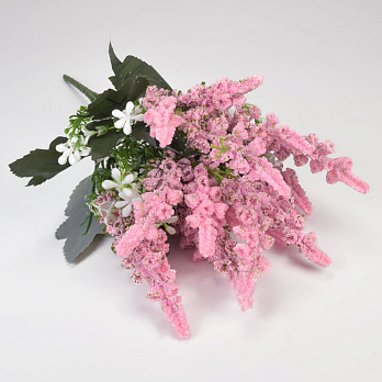 Букет декоративний, 35 см, Рожевий (DIF-057766)