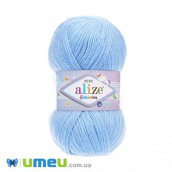 Пряжа Alize Sekerim Bebe 100 г, 320 м, Блакитна світла 183 (YAR-047724)