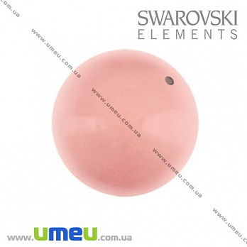 [Архів] Намистина Swarovski 5810 Pink Coral, 10 мм, Перламутрова (BUS-009886)