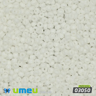 Бісер чеський 11/0, №03050, Білий, Натуральний (BIS-028429)